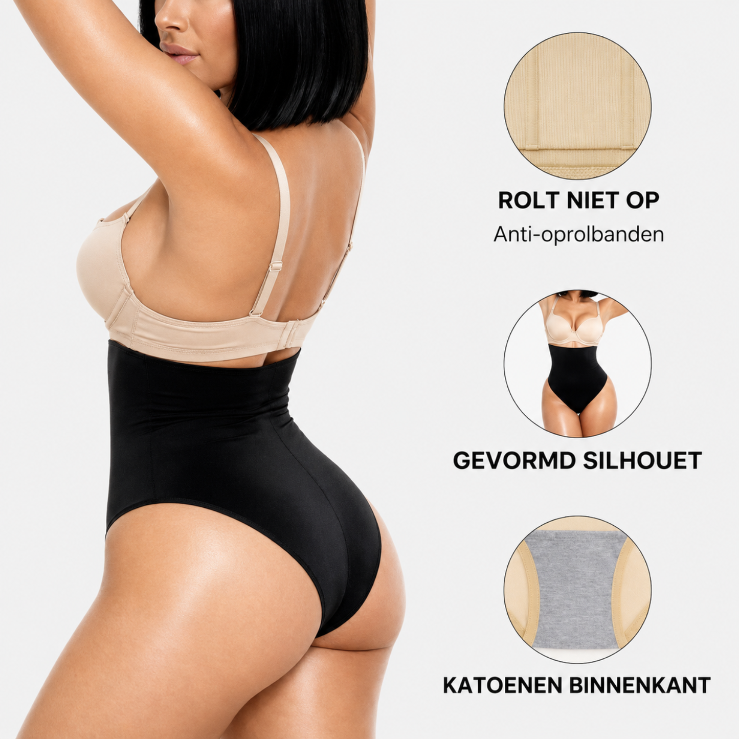 Shapies | Compressieslip met siliconenband