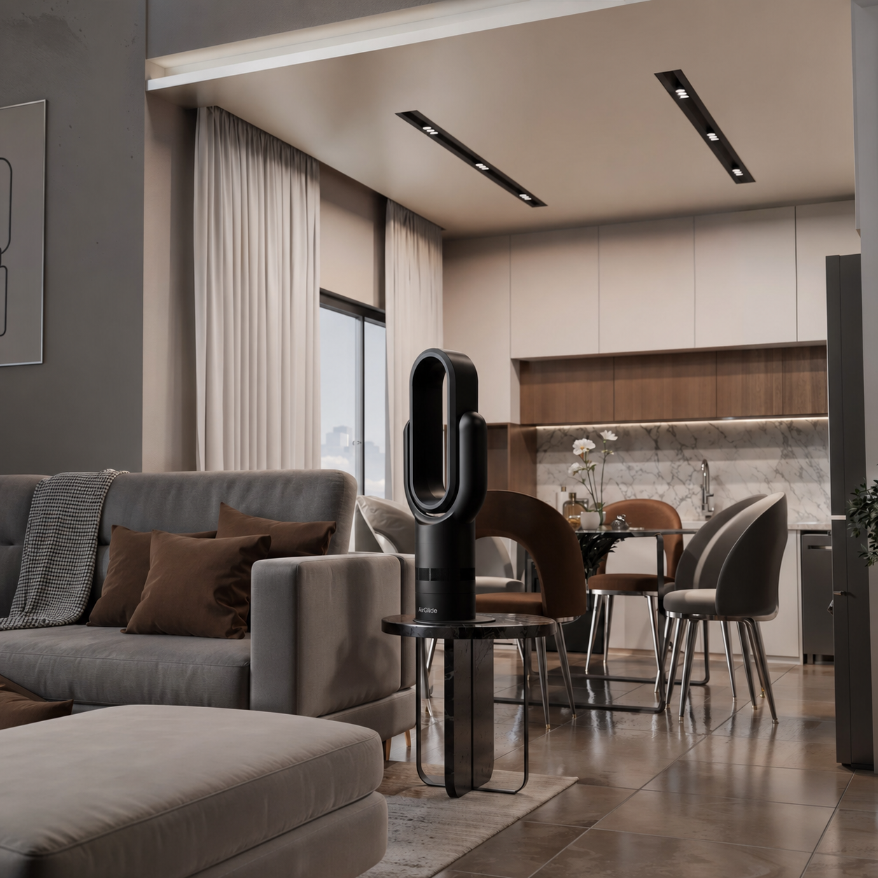 AirGlide | Bladeloze ventilatorkachel