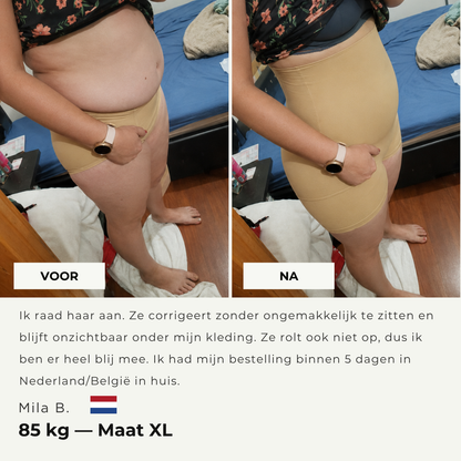 Shapies | Compressieslip met siliconenband