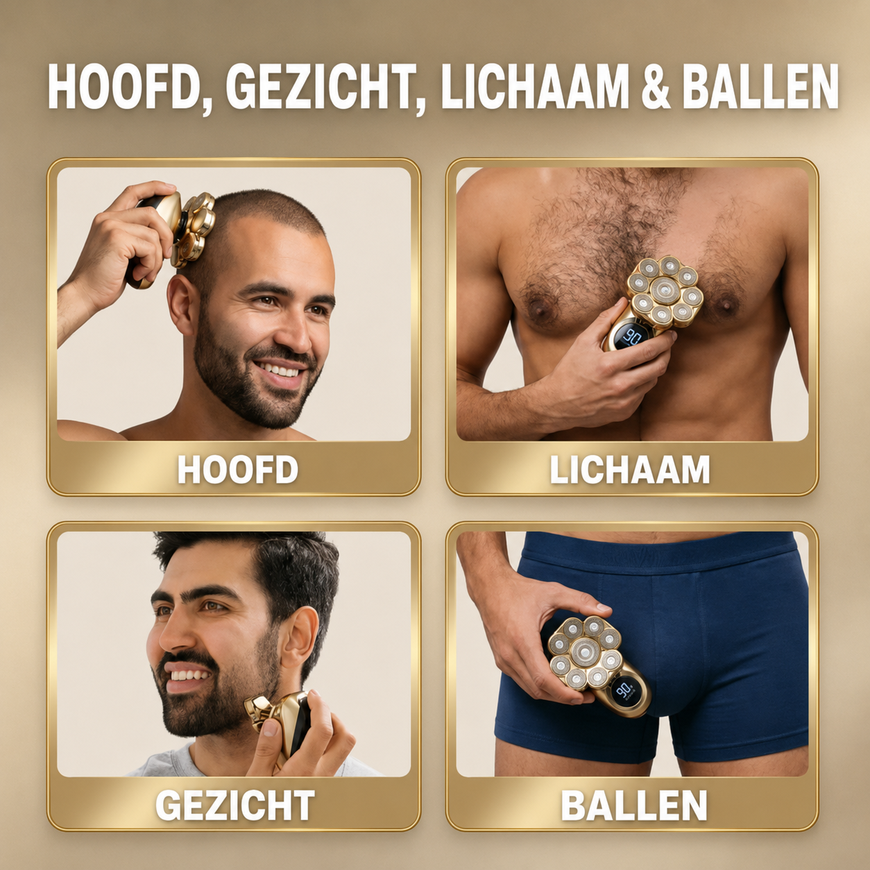 GlideShave | Comfortabel glad scheren van het hoofd zonder irritatie