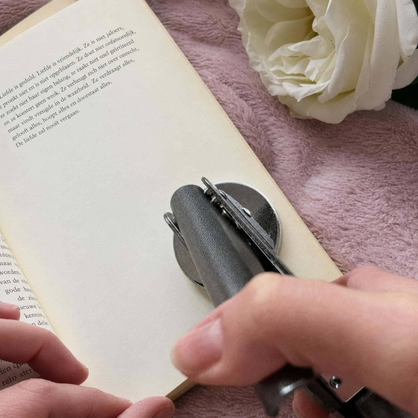 PageMark | Stalen reliëfstempel