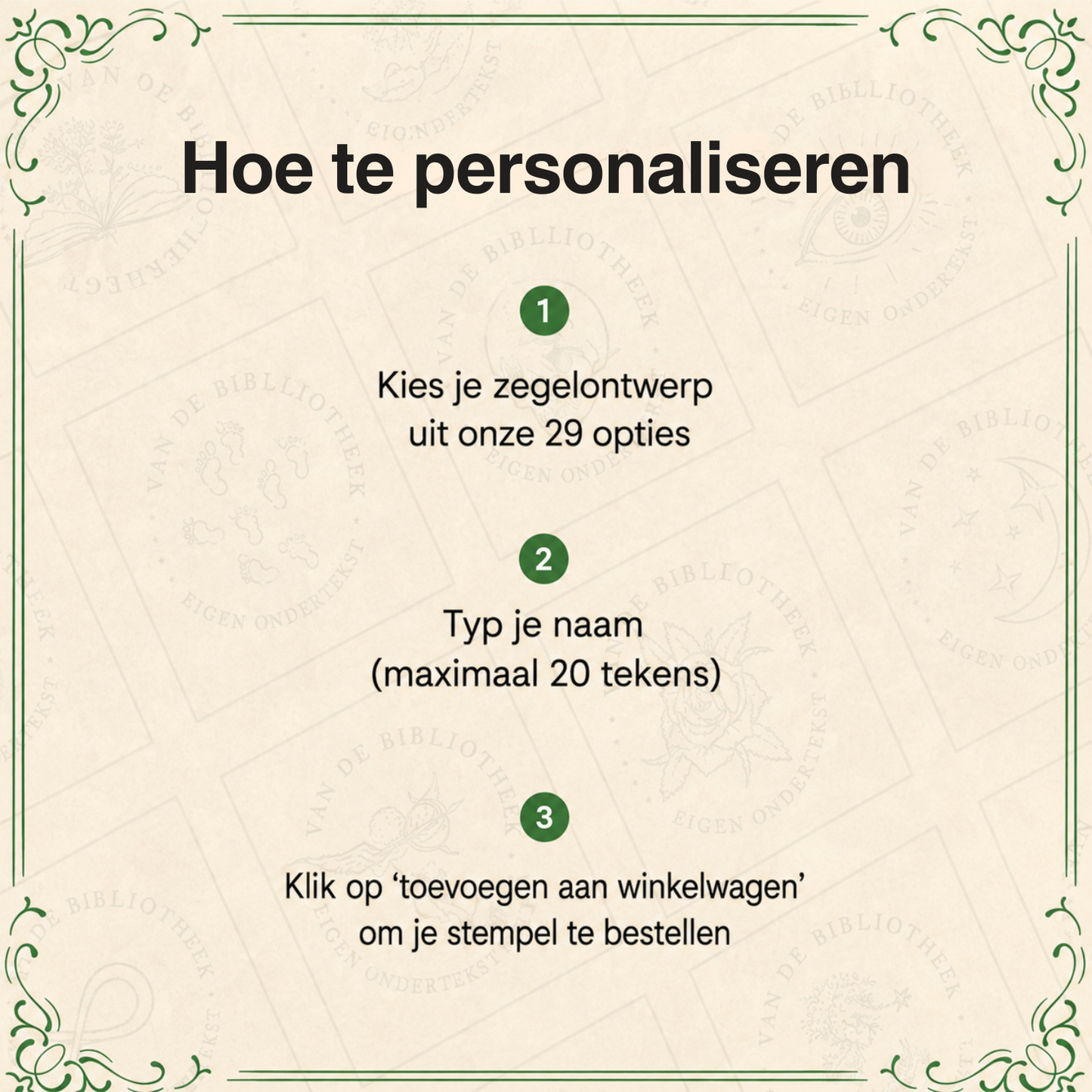 PageMark | Stalen reliëfstempel