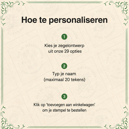 PageMark | Stalen reliëfstempel
