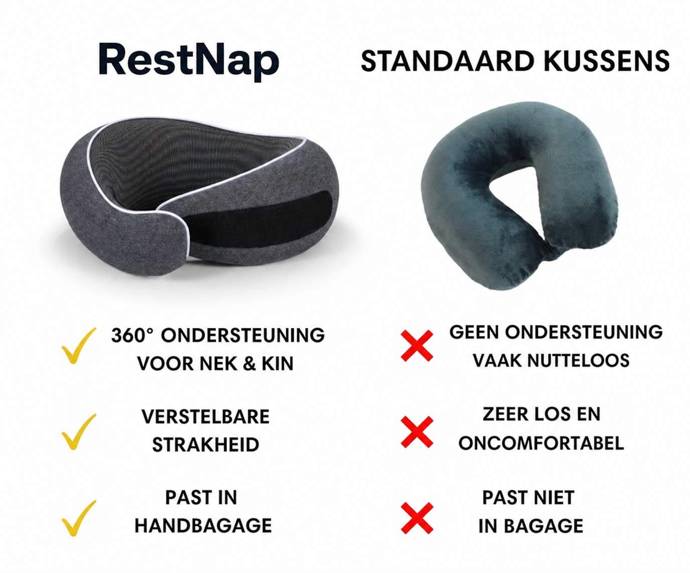 RestNap | Ergonomisch reiskussen