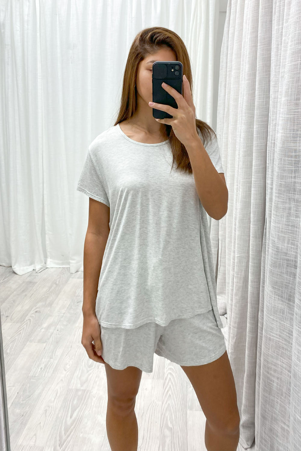 SoftEase | Ultracomfortabele Lounge & Slaap Set - Gemeleerd Grijs