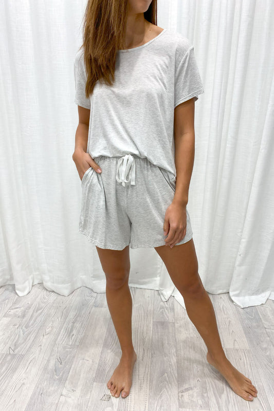 SoftEase | Ultracomfortabele Lounge & Slaap Set - Gemeleerd Grijs