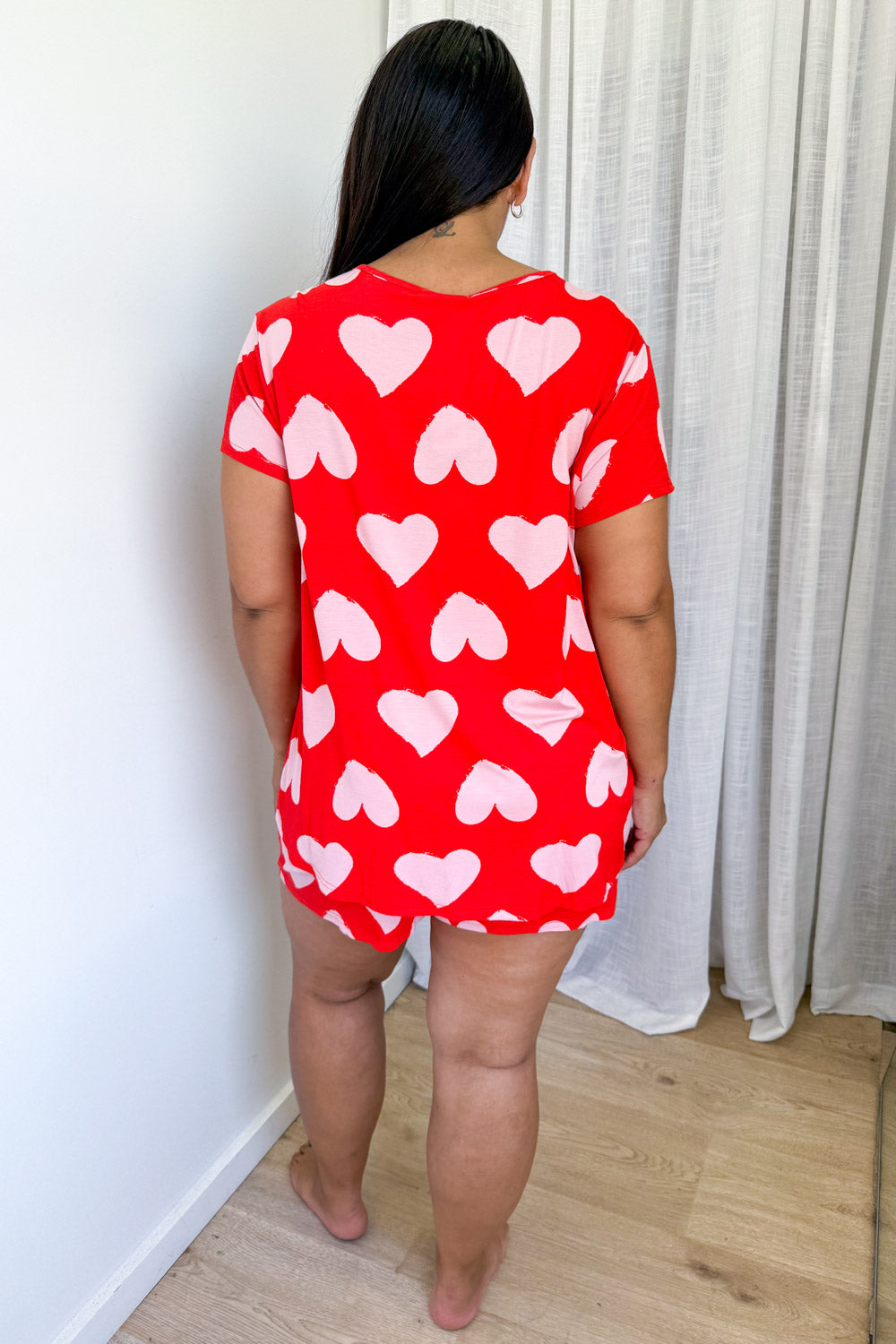 SoftEase | Ultracomfortabele Lounge & Slaap Set - Roze Hartjes