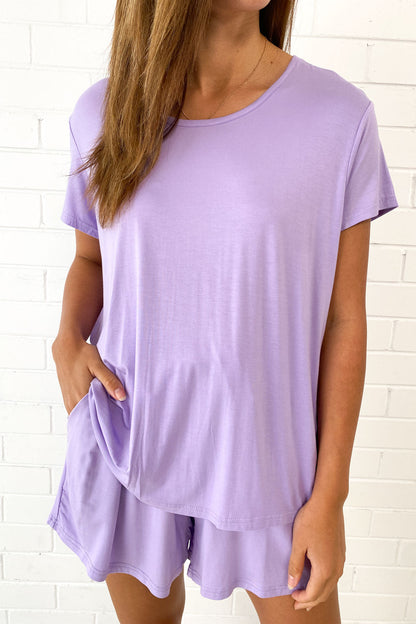 SoftEase | Ultracomfortabele Lounge & Slaap Set - Paars Bubblegum