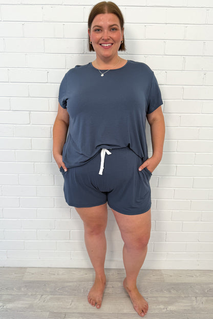 SoftEase | Ultracomfortabele Lounge & Slaap Set - Blauwgrijs