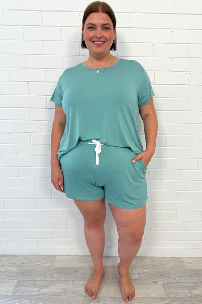SoftEase | Ultracomfortabele Lounge & Slaap Set - Eendeneiblauw