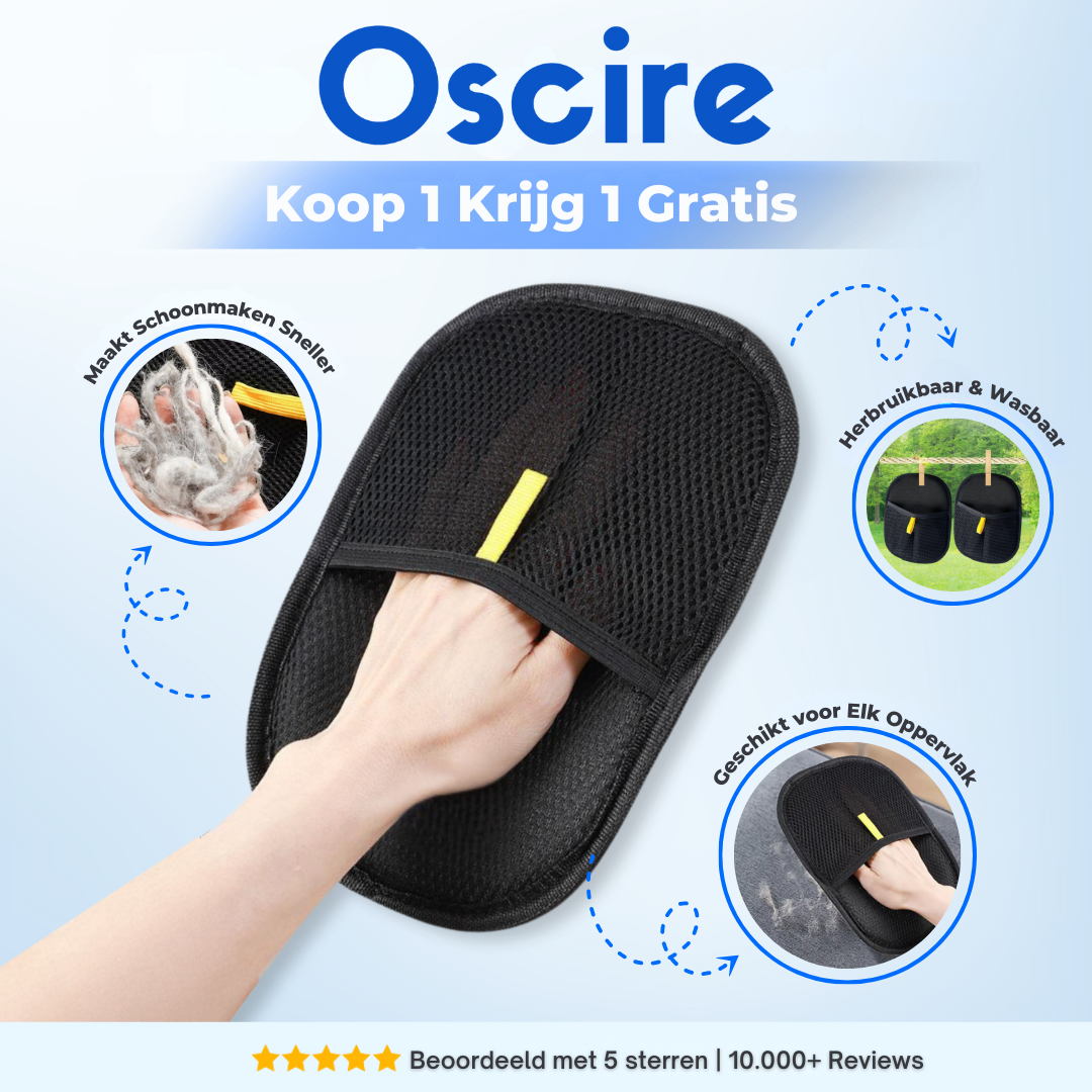 Magische Haarhandschoen