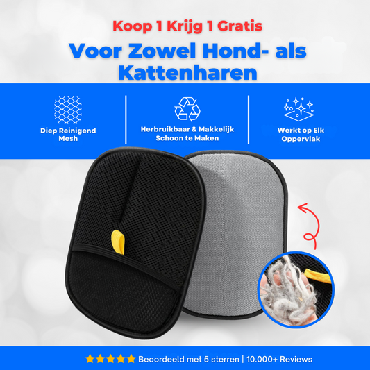 Magische Haarhandschoen