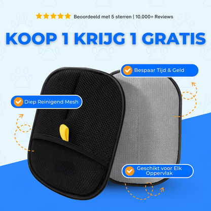 Magische Haarhandschoen