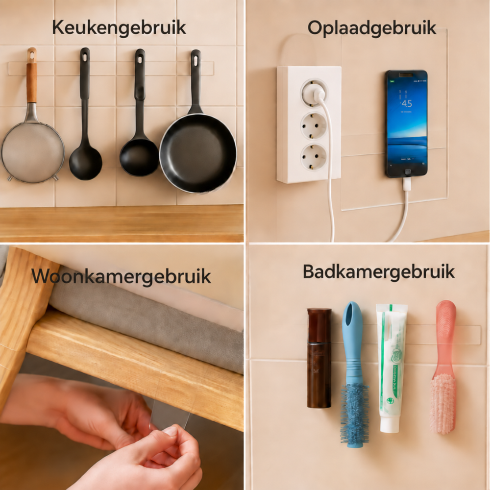 NanoGrip | Herbruikbare montagetape