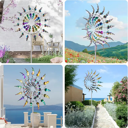 ZonneDans Windspinner — Magische Tuindecoratie met Beweging en Glans