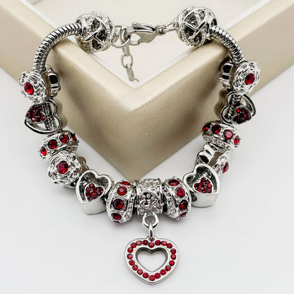 Geboortesteenarmband – Bedels met Stralende Edelsteentjes