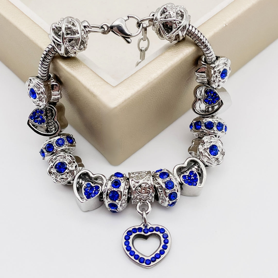 Geboortesteenarmband – Bedels met Stralende Edelsteentjes