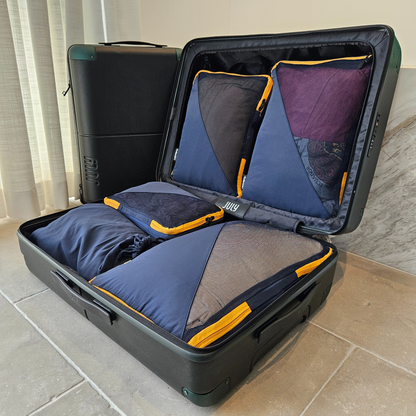 PackForm | Compressie Packing Cubes – Ruimtebesparend Reissysteem voor Georganiseerde Koffers