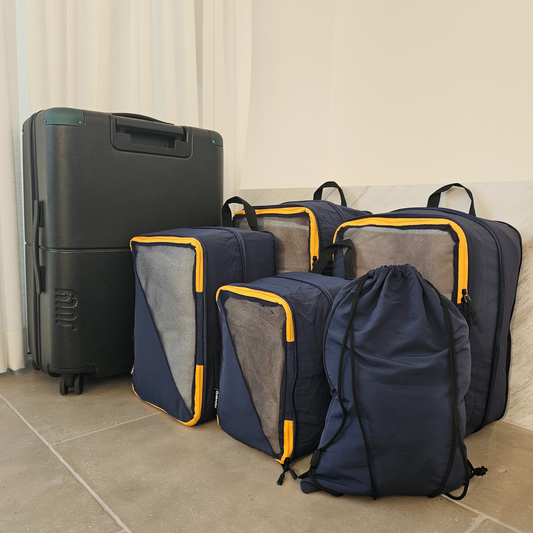 PackForm | Compressie Packing Cubes – Ruimtebesparend Reissysteem voor Georganiseerde Koffers