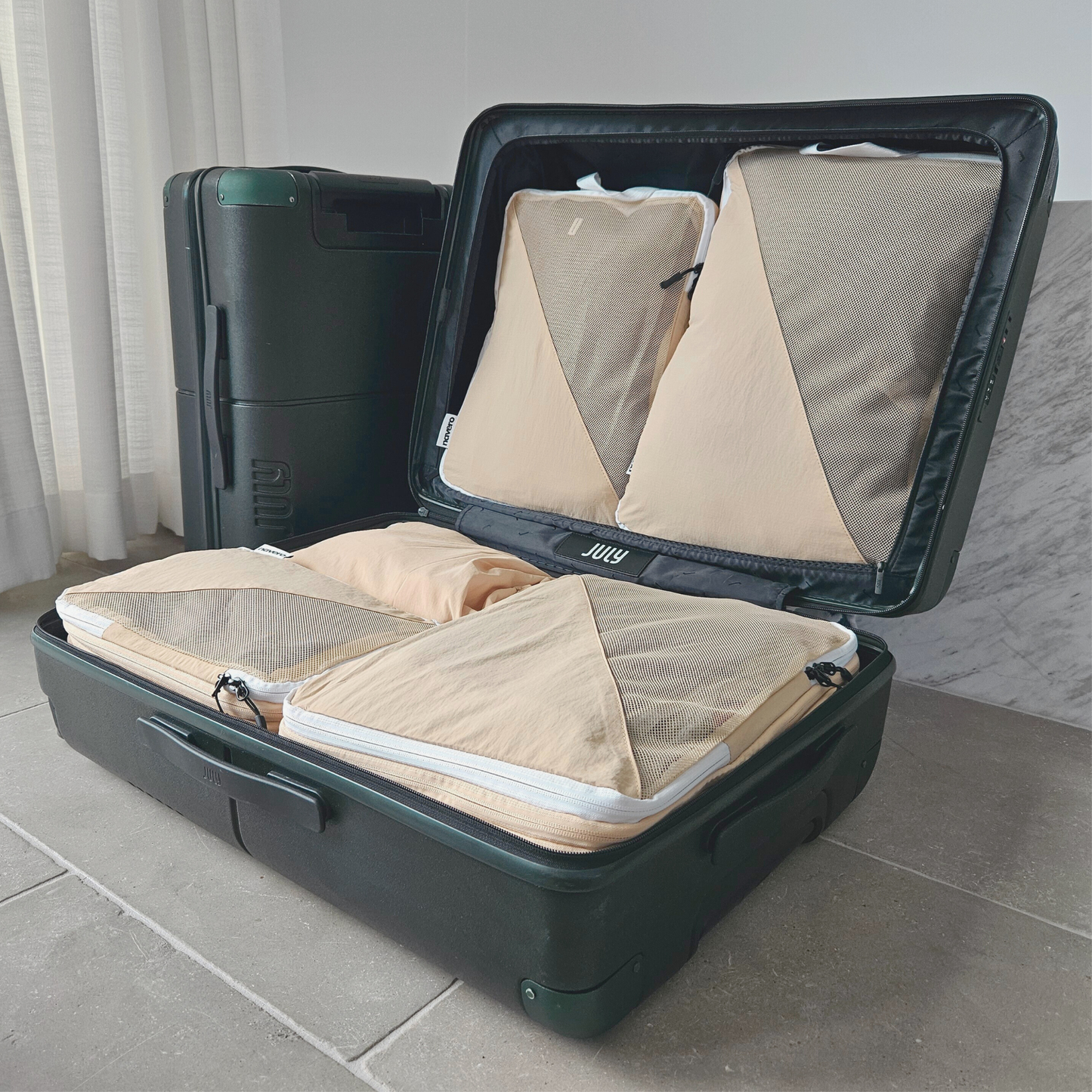 PackForm | Compressie Packing Cubes – Ruimtebesparend Reissysteem voor Georganiseerde Koffers