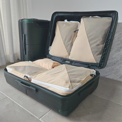 PackForm | Compressie Packing Cubes – Ruimtebesparend Reissysteem voor Georganiseerde Koffers