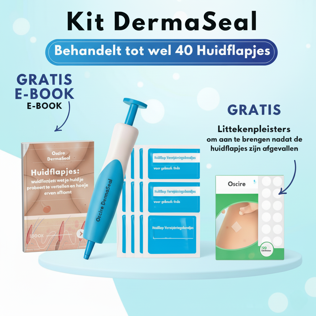 DermaSeal Thuisbehandelkit – Voor het Veilig Verwijderen van Huidflapjes