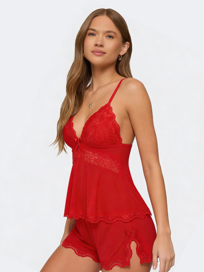 SoftLace | Comfortabel én Elegant - Rood