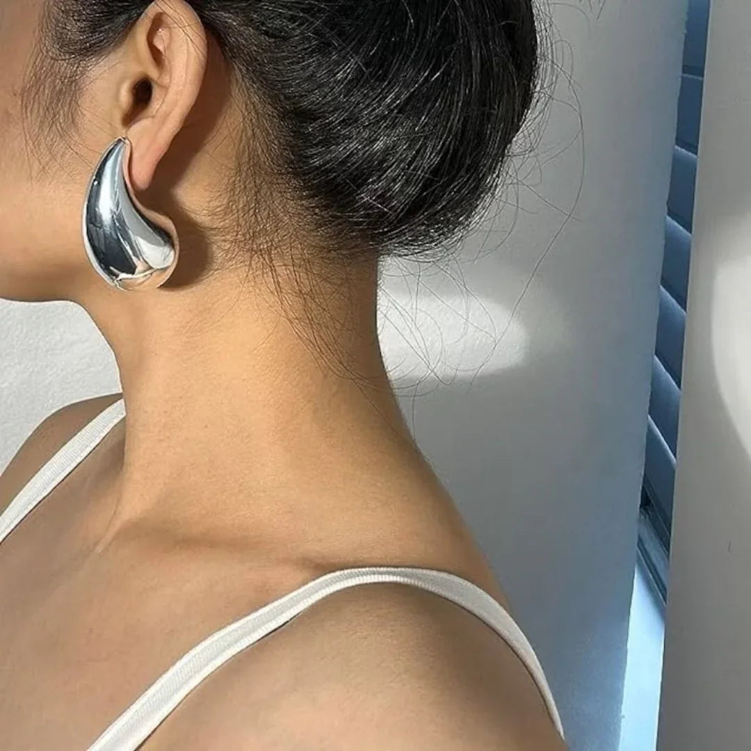 Gouden Sandra Teardrop-oorbellen