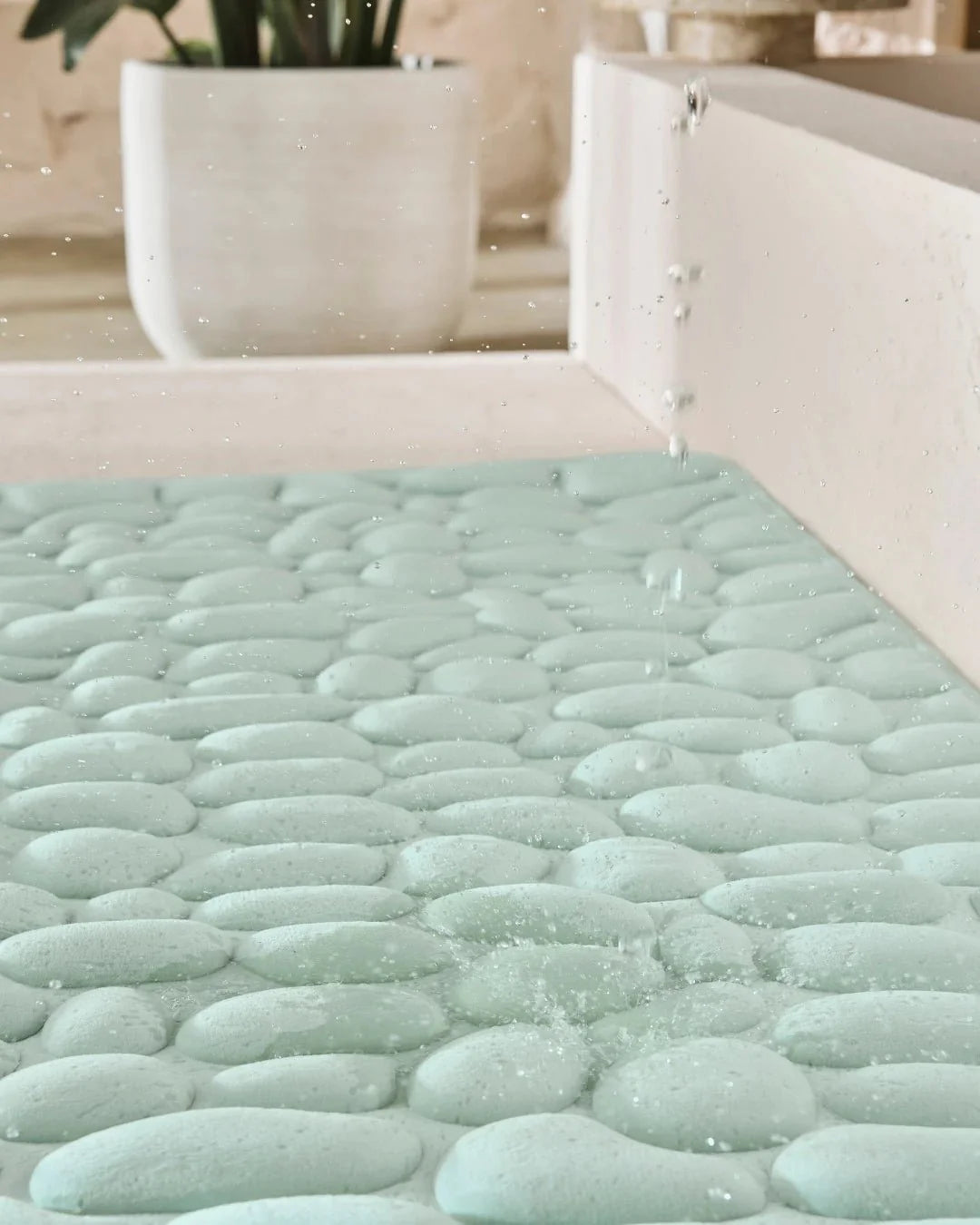 SpaStep | Absorberende badmat met kiezelstructuur