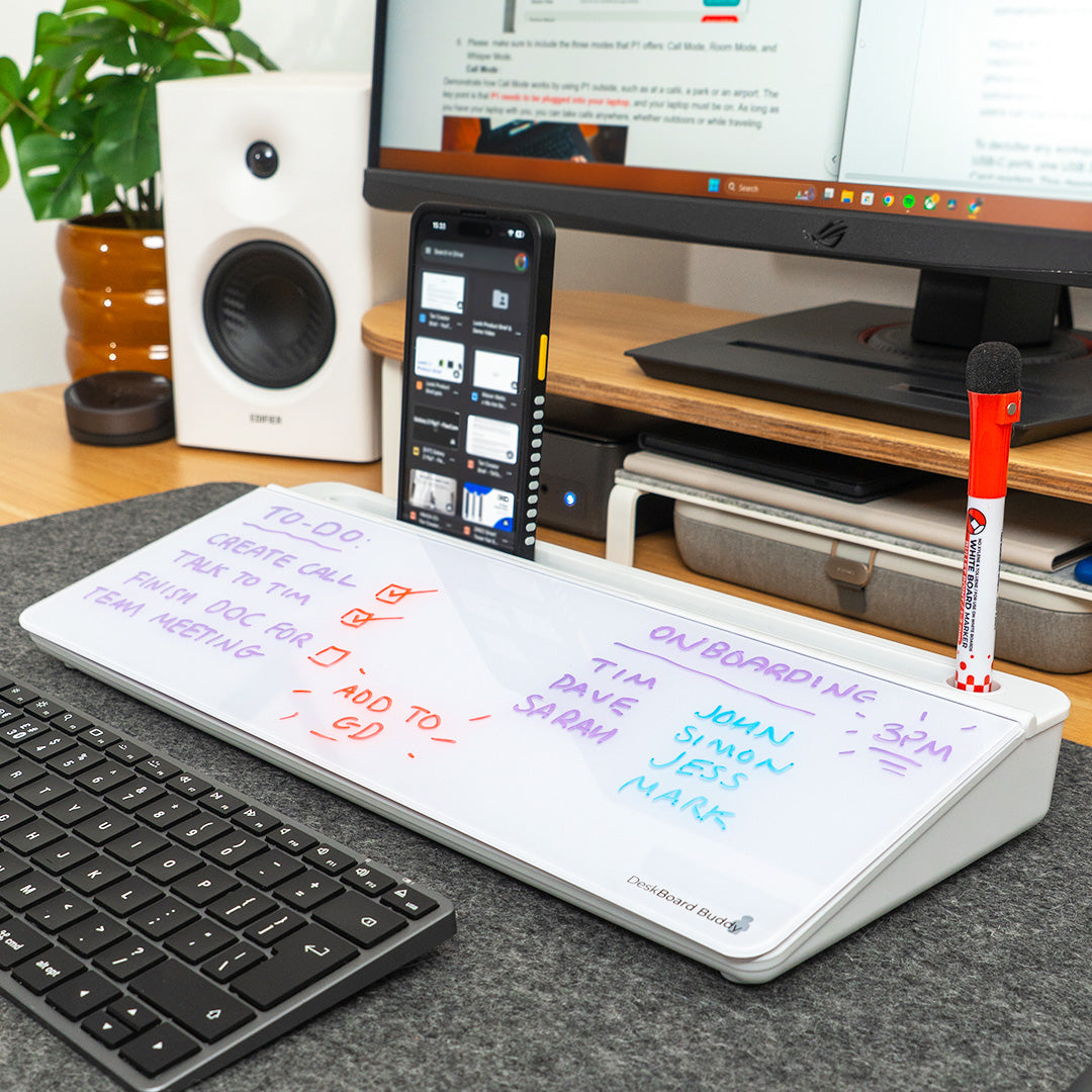 NoteMate | Glazen bureauwhiteboard