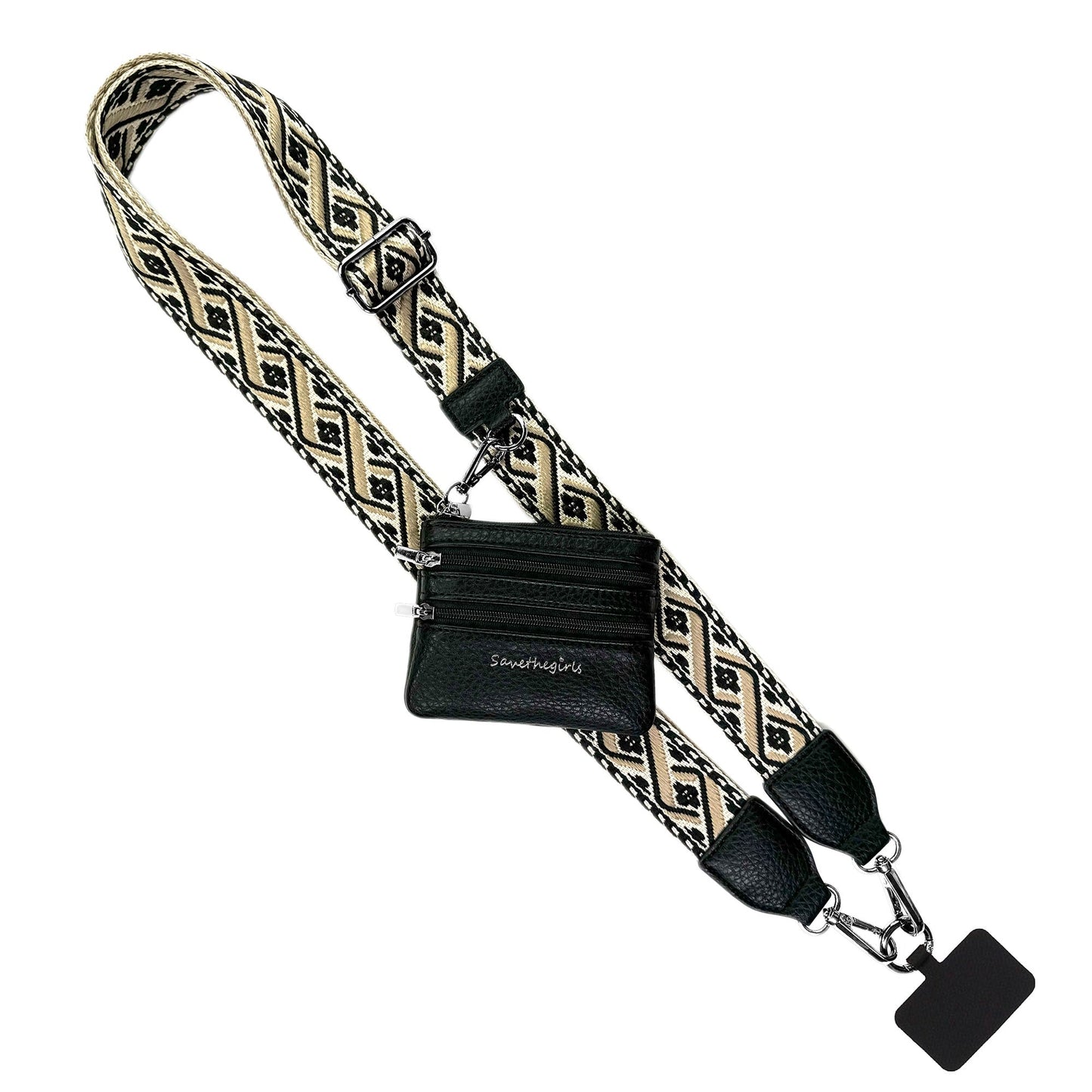 Clip & Go-riem met tasje met rits XOXO