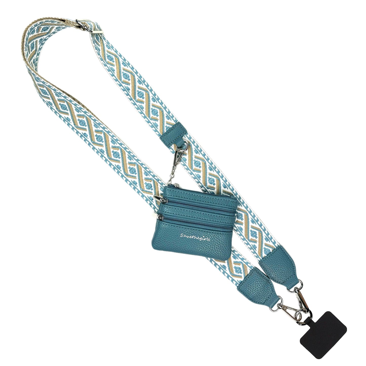Clip & Go-riem met tasje met rits XOXO