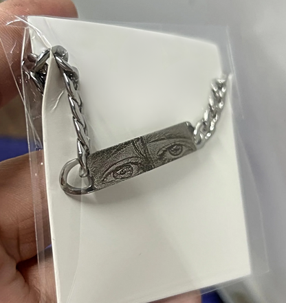 Custom Ogen Gegraveerde Armband
