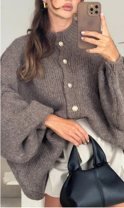 Valeria - Exclusieve Gebreide Statement Cardigan