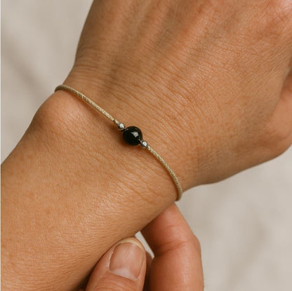 Obsidiaan Armband - Natuurband