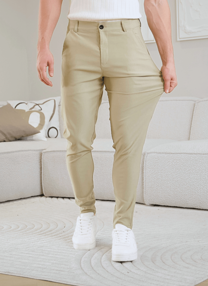 Lichtgewicht Stretch Chino – Ademend en Comfortabel voor Elke Dag
