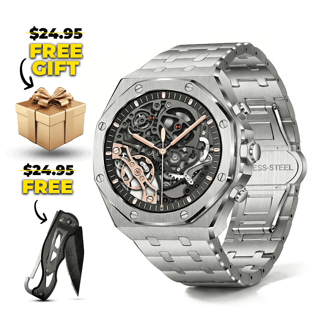 Sentinel | Stalen hex-bezel smartwatch