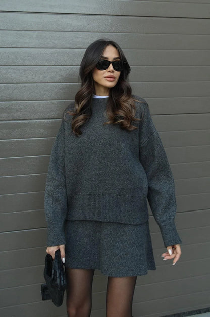 Sweater & Skirt Set | + GRATIS Fleece Panty