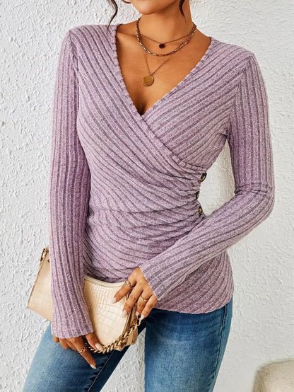 Aurora wrap top - Een subtiele twist die elke blik vangt