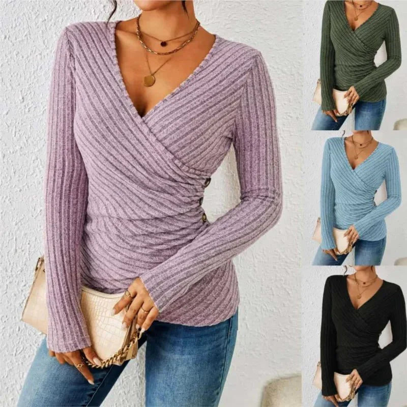 Aurora wrap top - Een subtiele twist die elke blik vangt