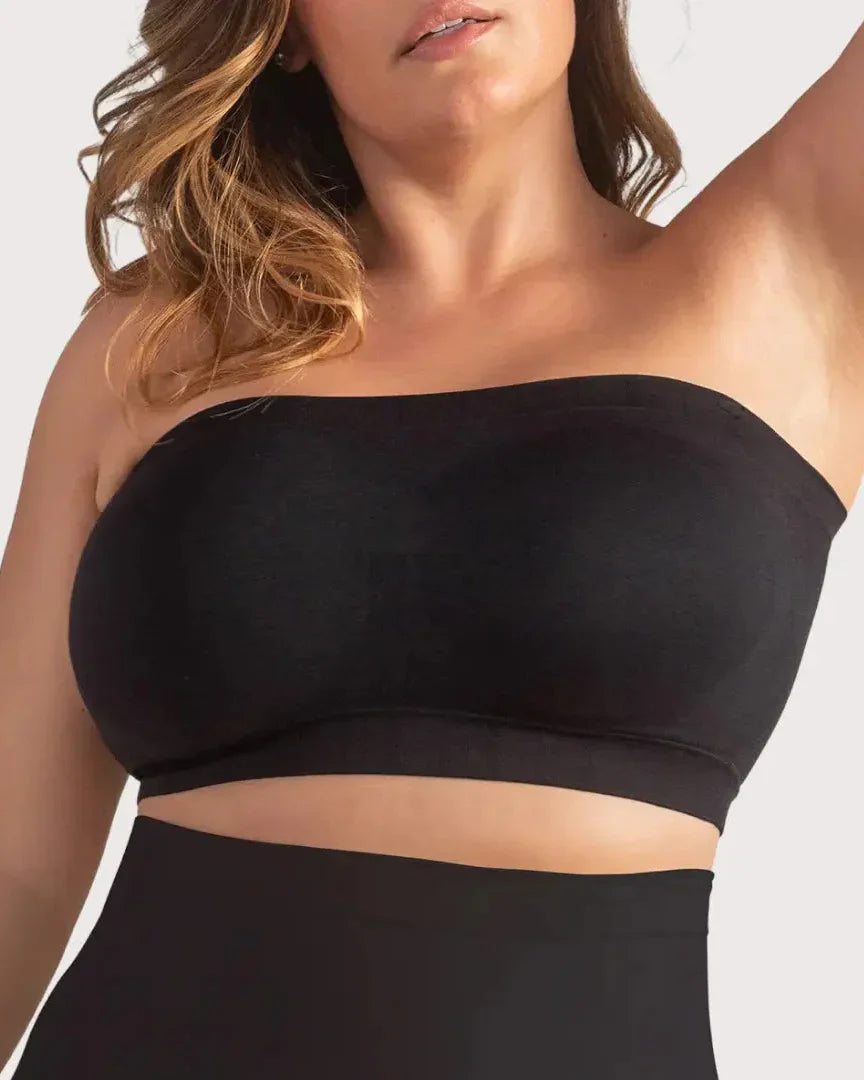 Draadloze Backless Bandeau Bh Anti‑Slip Verstelbare Bandjes Plus Size