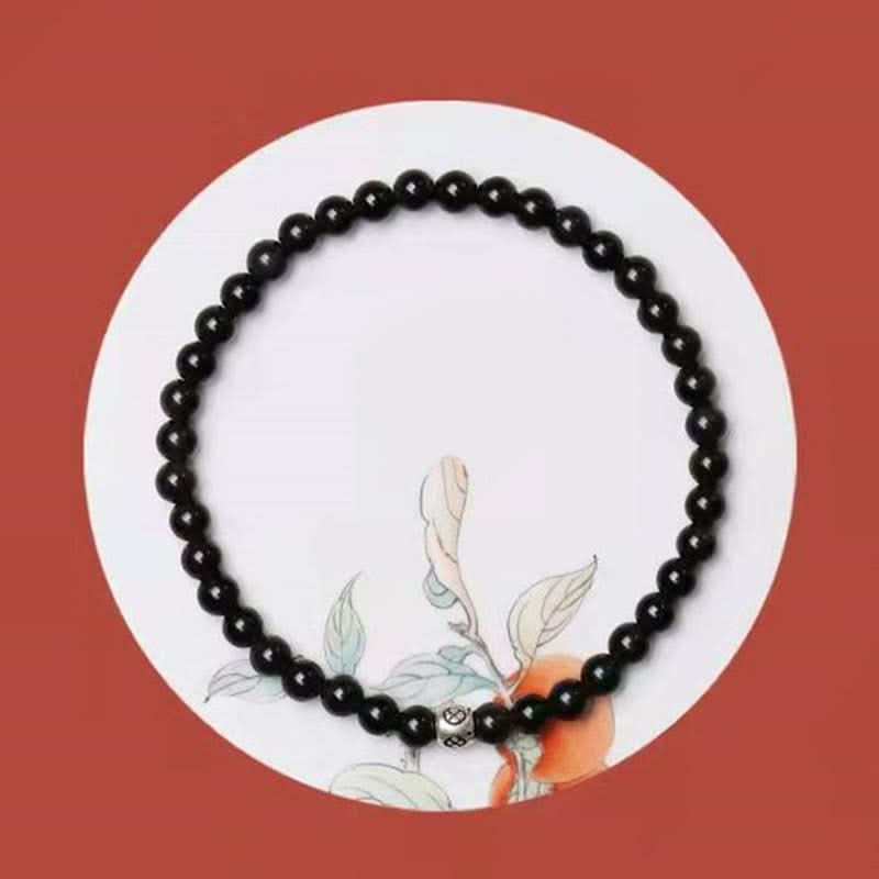Obsidiaan Armband - Parels