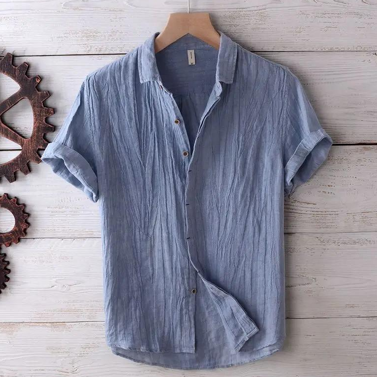 Retro Linnen Overhemd – Breng Japanse zomerfrisheid in je garderobe