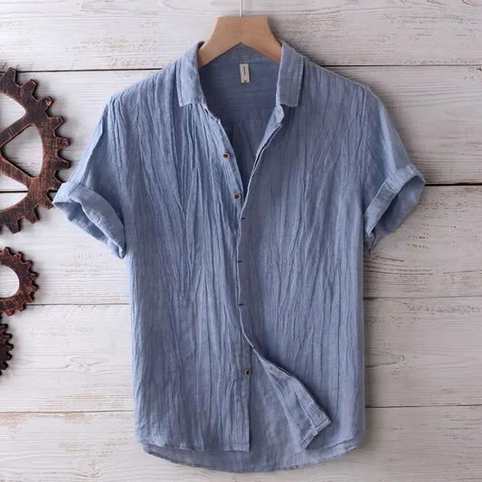 Retro Linnen Overhemd – Breng Japanse zomerfrisheid in je garderobe