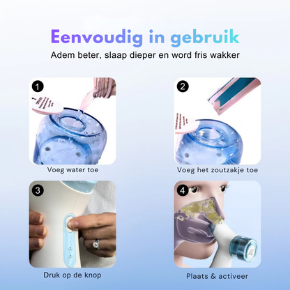 ClearAir Nasale Reinigingssysteem met Dual-Action Technologie voor Snellere Neusdoorstroming