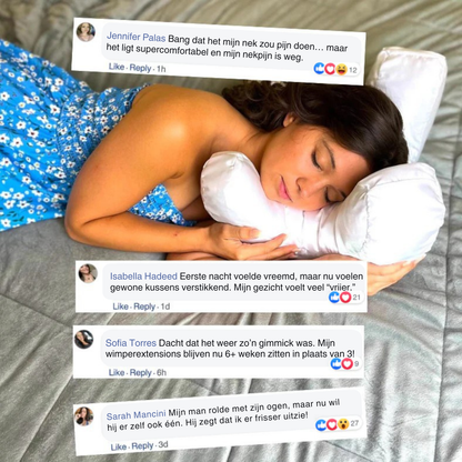 SilkaContour Anti-Rimpel Slaapkussen met Satijnen Hoes voor Huidverzorging en Comfort