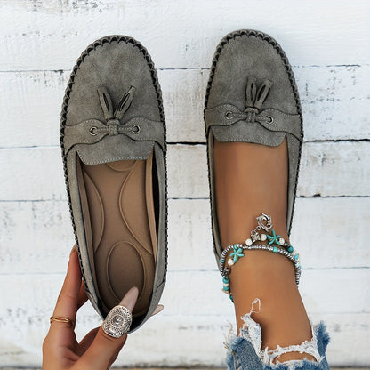 Nadine – Klassieke loafers met kwastjes