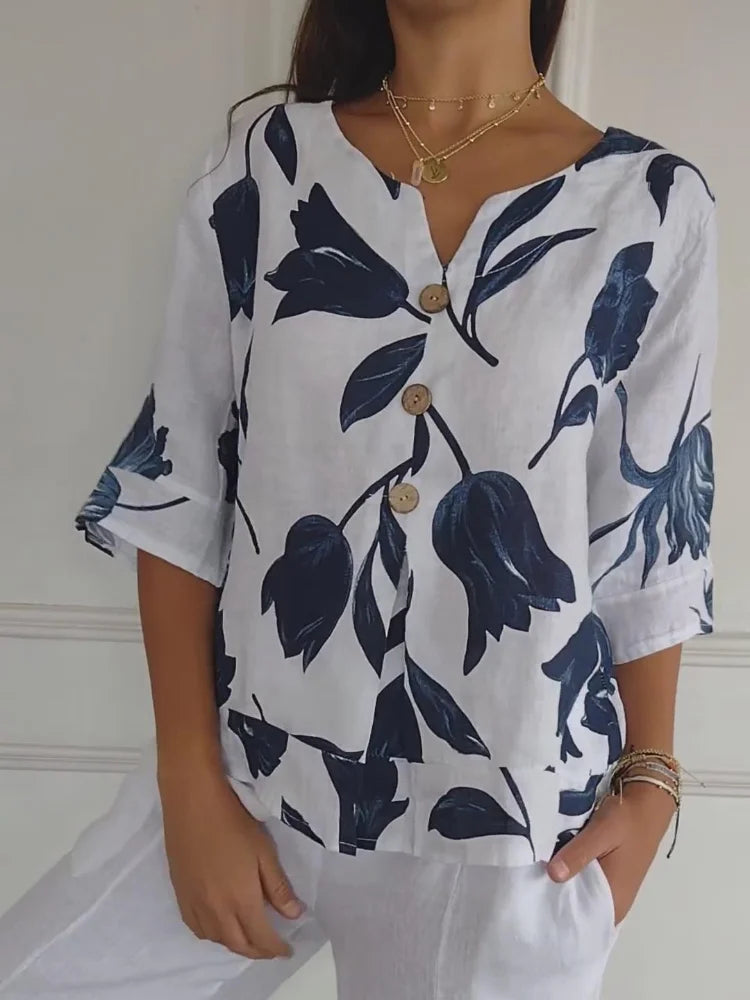 Mathilde | V-hals shirt