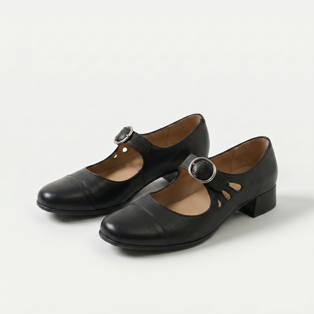 Denisa comfortabele leren sandalen