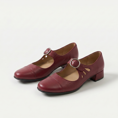 Denisa comfortabele leren sandalen